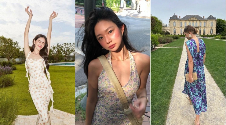 鲜花盛放的春夏交接之际，穿搭也要“花里胡哨”